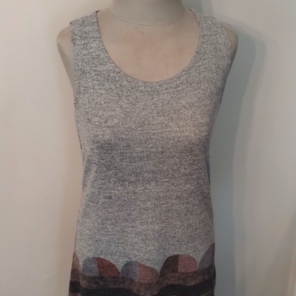 Isle Melis Kozan Slip Dress Warm Hues Sleeveless Small - Picture 3 of 6